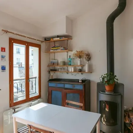 דירה Charming 40M With Terrace In Paris פריז